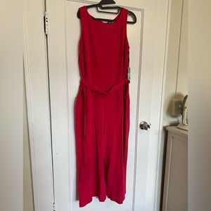 Karl Lagerfeld Hot Pink Jumper, size 14, crepe like material